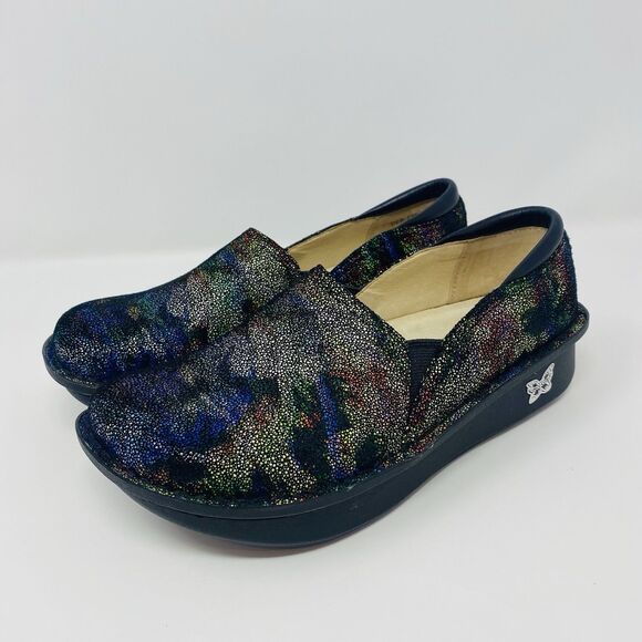 Alegria Classic Clogs Deb US 7 Comfort Shoes Multicolor Primary Impression Work - Picture 4 of 16